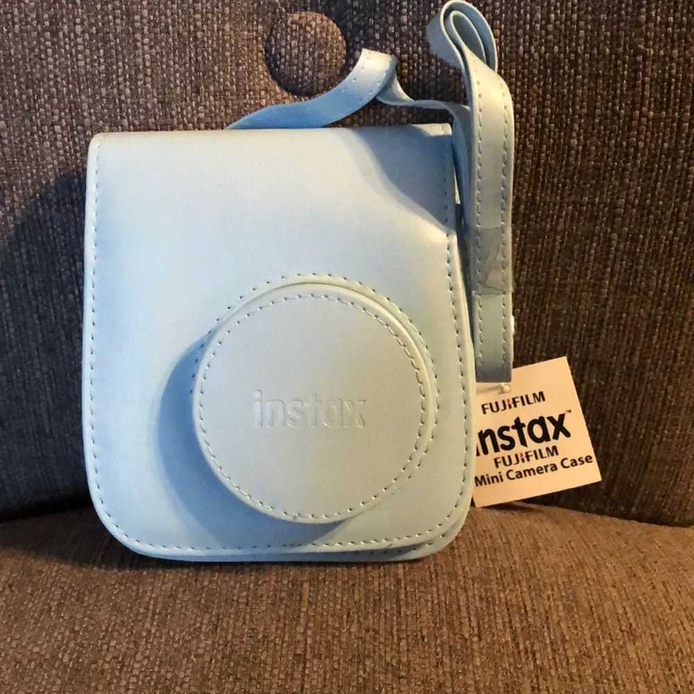 Fujifilm Light Blue Instax Mini Camera Case Crossbody